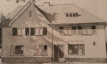 oude apotheek Langenaeken , koolmijnlaan 80 , Houthalen